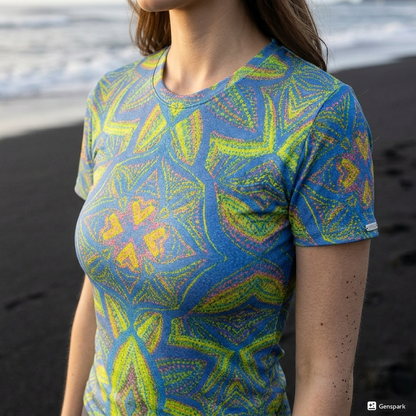 Mandala Drift Cotton T-Shirt | Choose Your Color