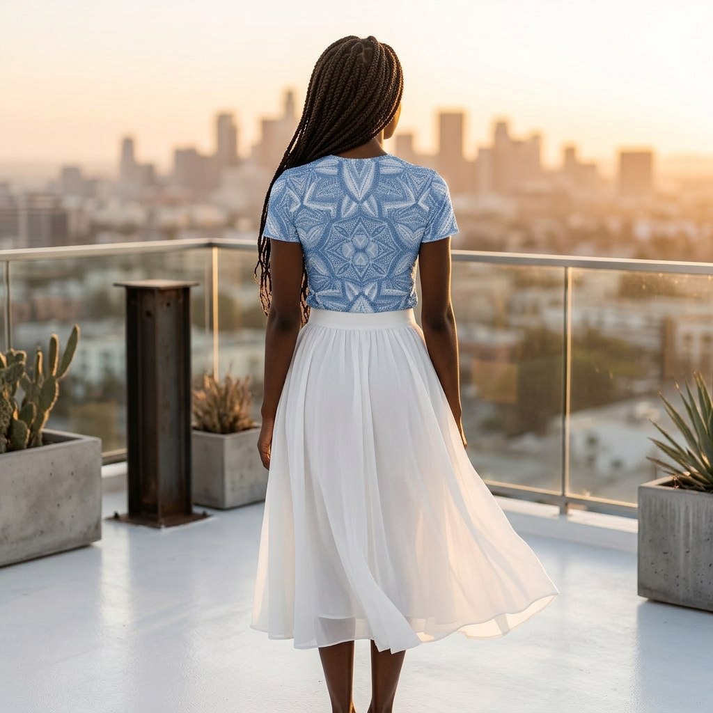Mandala Drift Cotton T-Shirt | Choose Your Color