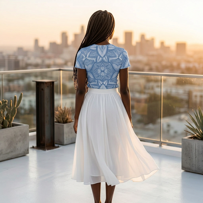 Mandala Drift Cotton T-Shirt | Choose Your Color