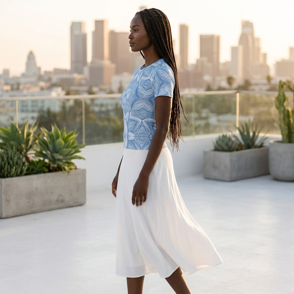 Mandala Drift Cotton T-Shirt | Choose Your Color