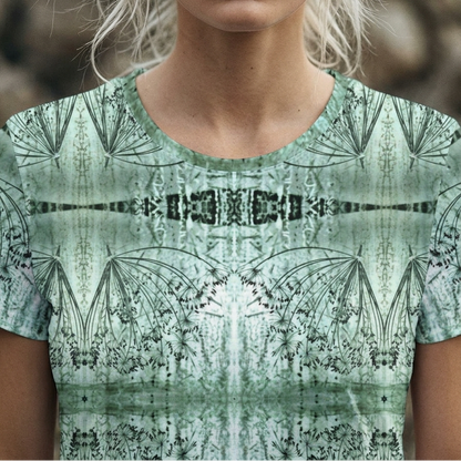 Sage Desert Bloom Flower Cotton Women's T-Shirt | Gena Sage