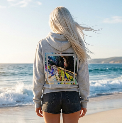 Bosnia Olympic Ruins Art Hoodie | Gena Sage Studios