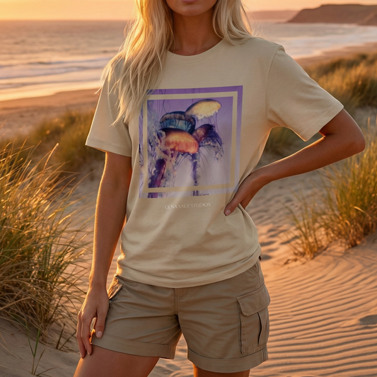 Ethereal Jellyfish Art Tee | Gena Sage Studios